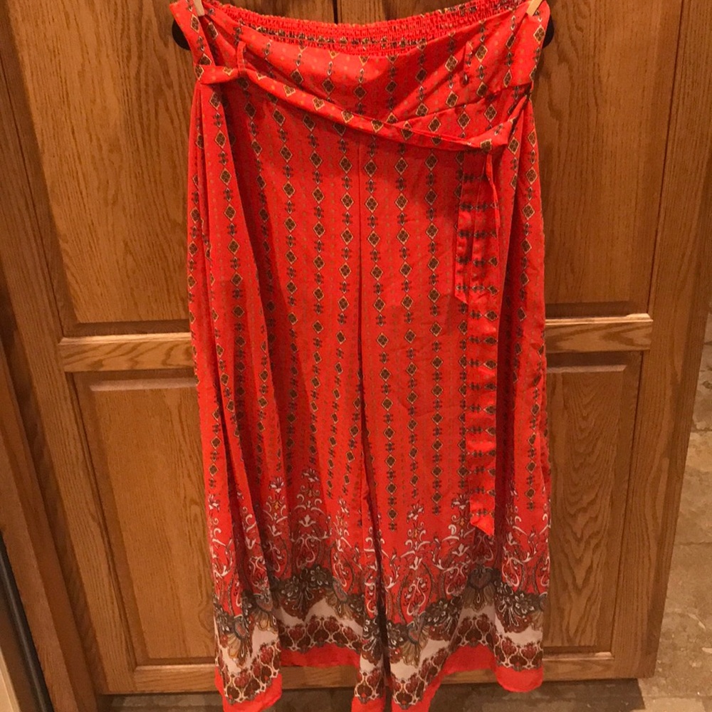 Womens wide leg flowy pants